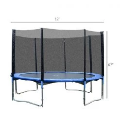 Enceinte en filet pour trampoline HomCom noir de 12 pi -HOMCOM Soldes 2022 330912588 AlternateImage2 l