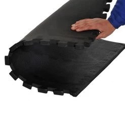 Tapis en mousse HomCom noir emboîtable de 0,4 po x 24,4 po x 24,4 po, paquet de 54 -HOMCOM Soldes 2022 330912603 AlternateImage6 l