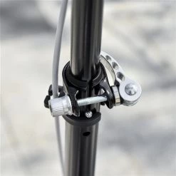 Trottinette ajustable et pliante pour enfants par HOMCOM à 3 roues en acier noir 9 Trottinette ajustable et pliante pour enfants par HOMCOM à 3 roues en acier noir -HOMCOM Soldes 2022 330912617 AlternateImage4 l