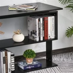 Bureau en forme de L HomCom moderne et contemporain noir de 47,25 po -HOMCOM Soldes 2022 330928529 AlternateImage4 l