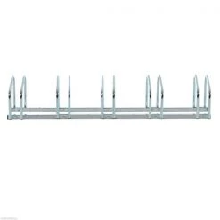 Support à vélos argent en acier par HomCom pour 5 vélos -HOMCOM Soldes 2022 330928536 AlternateImage6 l