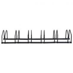 Support à vélos en acier noir par HomCom pour 6 vélos -HOMCOM Soldes 2022 330928541 AlternateImage7 l