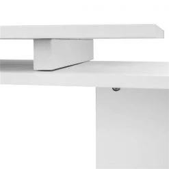 Bureau en forme de L HomCom moderne et contemporain blanc de 55 po -HOMCOM Soldes 2022 330928555 AlternateImage4 l