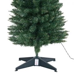 Sapin de Noël artificiel de Homcom de 6 pi sur pieds mince avec 200 lumières multicolores, vert -HOMCOM Soldes 2022 330928556 AlternateImage3 l