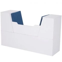 Bibliothèque en composite par HomCom avec 6 compartiments, blanc -HOMCOM Soldes 2022 330928584 AlternateImage3 l