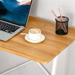 Bureau d'ordinateur brun pâle HomCom moderne et contemporain de 41 po 9 Bureau d'ordinateur brun pâle HomCom moderne et contemporain de 41 po -HOMCOM Soldes 2022 330928589 AlternateImage4 l