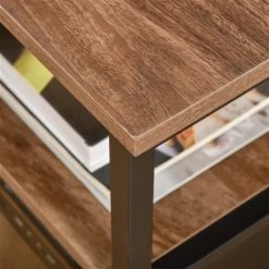 Bureau d'ordinateur brun HomCom moderne et contemporain de 67 po -HOMCOM Soldes 2022 330928602 AlternateImage4 l