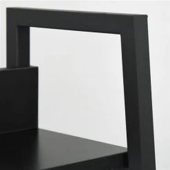 Bibliothèque en composite noir par HomCom avec 5 tablettes -HOMCOM Soldes 2022 330928617 AlternateImage4 l