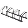 Support à vélos en acier noir par HomCom pour 4 vélos