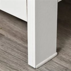 Bibliothèque en composite blanc par HomCom avec 5 tablettes -HOMCOM Soldes 2022 330928683 AlternateImage4 l