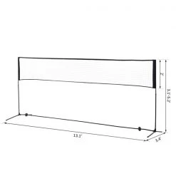 Filet de badminton HomCom pour l'intérieur et l'extérieur avec sac de transport 6 Filet de badminton HomCom pour l'intérieur et l'extérieur avec sac de transport -HOMCOM Soldes 2022 330928720 AlternateImage2 l