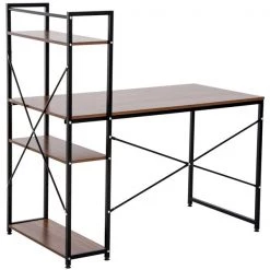 Bureau d'ordinateur brun HomCom moderne et contemporain de 47,2 po -HOMCOM Soldes 2022 330928734 AlternateImage3 l