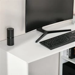 Bureau d'ordinateur blanc HomCom moderne et contemporain de 46 po -HOMCOM Soldes 2022 330928748 AlternateImage3 l