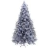 Sapin de Noël artificiel de Homcom de 7 pi sur pieds de style pin régulier, bleu