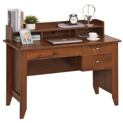 Bureau d'ordinateur HomCom moderne et contemporain brun de 47,25 po -HOMCOM Soldes 2022 330928818 AlternateImage3 l