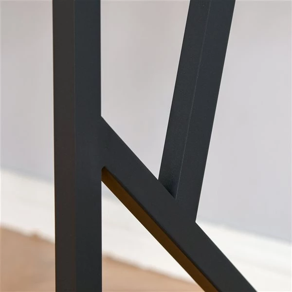 Bureau d'écriture brun pâle HomCom moderne et contemporain de 47,25 po 4 Bureau d'écriture brun pâle HomCom moderne et contemporain de 47,25 po – Image 4