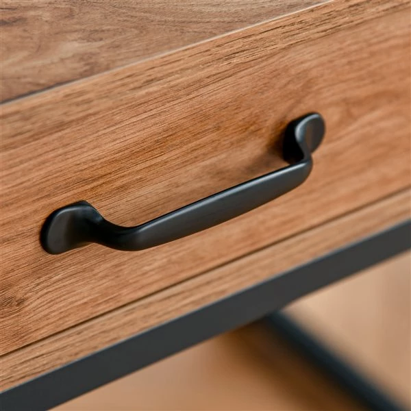 Bureau d'écriture brun pâle HomCom moderne et contemporain de 47,25 po 5 Bureau d'écriture brun pâle HomCom moderne et contemporain de 47,25 po – Image 5