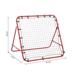 Filet de rebond pour le soccer par HomCom rouge et noir -HOMCOM Soldes 2022 330932365 AlternateImage2 l