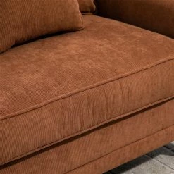 Causeuse moderne HomCom en velours côtelé brun 9 Causeuse moderne HomCom en velours côtelé brun -HOMCOM Soldes 2022 330932412 AlternateImage4 l