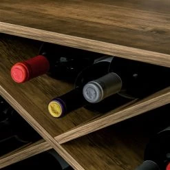 Buffet HomCom en composite brun avec porte-bouteilles de vin -HOMCOM Soldes 2022 330932490 AlternateImage4 l