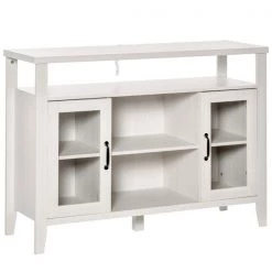 Buffet HomCom en composite blanc