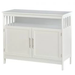 Buffet classique HomCom en composite blanc