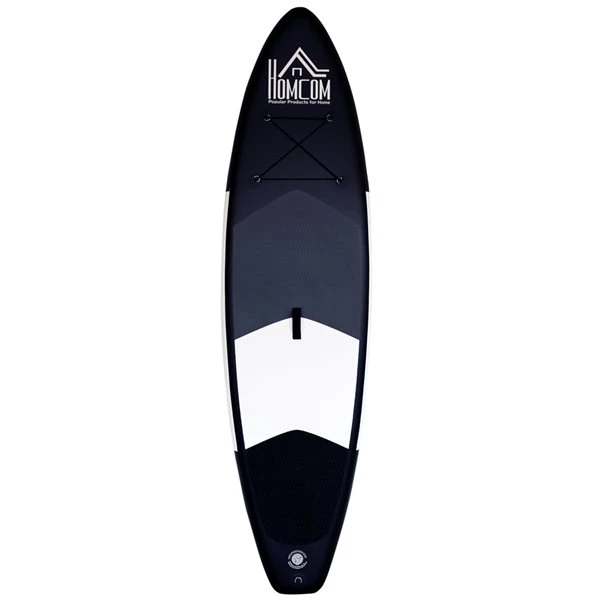 Planche à pagaie gonflable noire Homcom de 120 po x 30 po en PVC avec accessoires 4 Planche à pagaie gonflable noire Homcom de 120 po x 30 po en PVC avec accessoires – Image 4