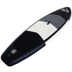 Planche à pagaie gonflable noire Homcom de 120 po x 30 po en PVC avec accessoires