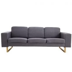 Sofa moderne HomCom en lin gris -HOMCOM Soldes 2022 330932537 AlternateImage3 l
