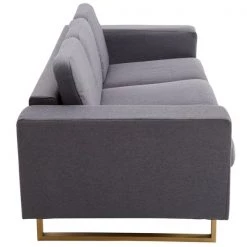 Sofa moderne HomCom en lin gris -HOMCOM Soldes 2022 330932537 AlternateImage4 l