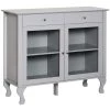 Buffet HomCom en composite gris
