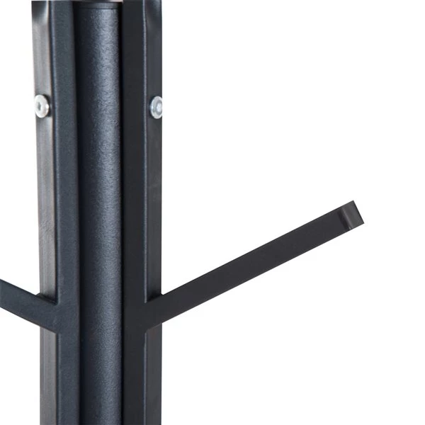 Portemanteau en métal noir par HomCom avec 9 crochets 4 Portemanteau en métal noir par HomCom avec 9 crochets – Image 4