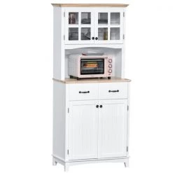 Meuble de rangement autoportant HomCom pour la cuisine en bois composite de 29,13 po l.