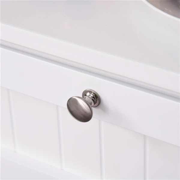 Meuble de rangement autoportant HomCom pour la cuisine en bois composite de 27,01 po l. 5 Meuble de rangement autoportant HomCom pour la cuisine en bois composite de 27,01 po l. – Image 5