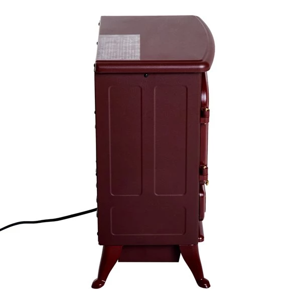 Foyer électrique sur pied rouge à DEL par HomCom de 16 po l. 5 Foyer électrique sur pied rouge à DEL par HomCom de 16 po l. – Image 5