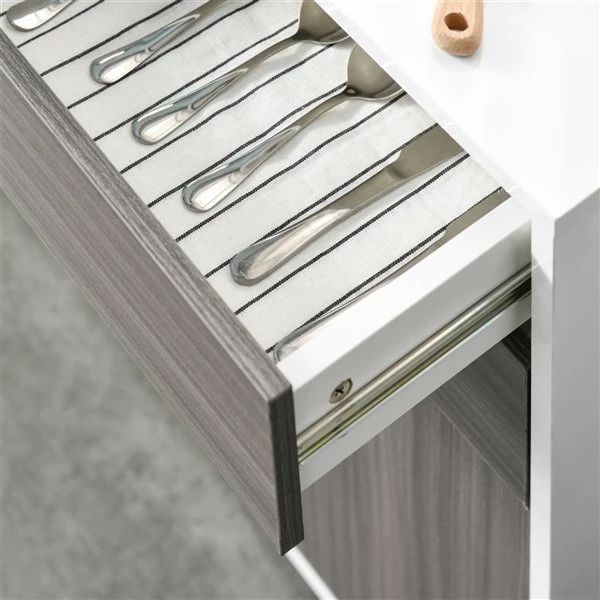 Buffet HomCom en bois composite de 31,1 po l. 4 Buffet HomCom en bois composite de 31,1 po l. – Image 4