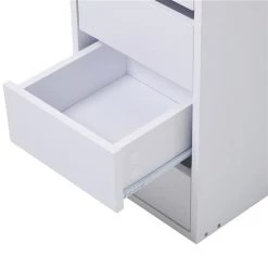 Coiffeuse de 43,75 po par HomCom avec miroir, blanc -HOMCOM Soldes 2022 330936193 AlternateImage3 l