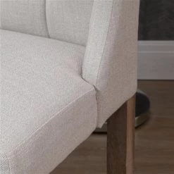 Tabourets de bar rembourrés beiges Homcom de style moderne avec repose-pieds, ensemble de 2 -HOMCOM Soldes 2022 330936210 AlternateImage4 l