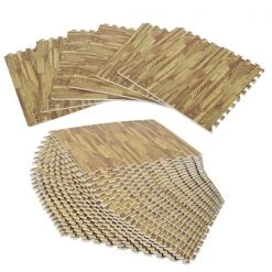 Tapis de jeu imperméable intérieur à emboîtement Homcom de 2 pi x 2 pi, 24 pièces -HOMCOM Soldes 2022 330936221 AlternateImage3 l