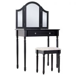 Coiffeuse de 31,5 po par HomCom, noir