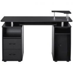 Bureau d'ordinateur noir moderne et contemporain HomCom de 47,24 po -HOMCOM Soldes 2022 330936229 AlternateImage3 l