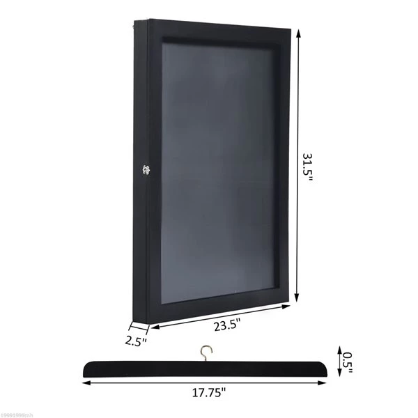 Cadre pour chandail sportif HomCom, noir 3 Cadre pour chandail sportif HomCom, noir – Image 3