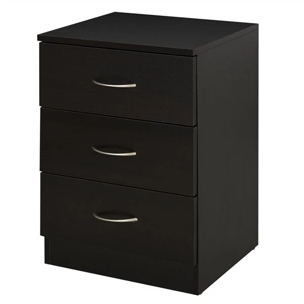 Table de chevet HomCom noire 1 Table de chevet HomCom noire