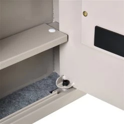 Coffre-fort numérique mural Homcom en acier beige pour la maison -HOMCOM Soldes 2022 330936256 AlternateImage4 l