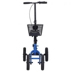 Déambulateur à roulettes pliable et ajustable Homcom bleu avec panier -HOMCOM Soldes 2022 330936275 AlternateImage4 l