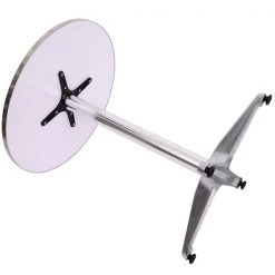 Table basse ronde extérieure Homcom en acier inoxydable avec coussinets antidérapants -HOMCOM Soldes 2022 330936278 AlternateImage3 l