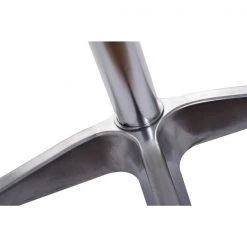 Table basse ronde extérieure Homcom en acier inoxydable avec coussinets antidérapants -HOMCOM Soldes 2022 330936278 AlternateImage4 l