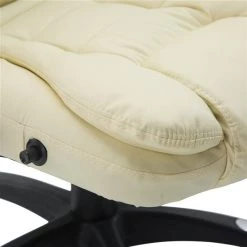 Chaise de bureau ergonomique contemporaine HomCom beige pivotante à hauteur réglable avec fonction de massage -HOMCOM Soldes 2022 330936282 AlternateImage4 l