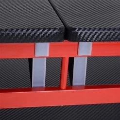 Bureau d'ordinateur moderne et contemporain HomCom noir et rouge de 66,14 po 9 Bureau d'ordinateur moderne et contemporain HomCom noir et rouge de 66,14 po -HOMCOM Soldes 2022 330936303 AlternateImage4 l