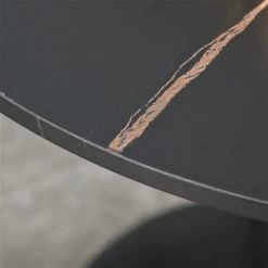 Table basse ronde noire Homcom en bois et en métal avec coussinet antidérapant 9 Table basse ronde noire Homcom en bois et en métal avec coussinet antidérapant -HOMCOM Soldes 2022 330936315 AlternateImage4 l